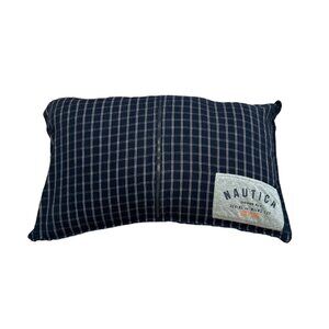 NAUTICA Toss Cushion 22" x 14" Cottage Cabin Boys Room Removable Cover